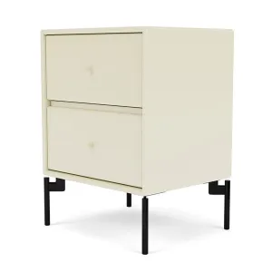 Montana Drift Drawer Module With Legs, Vanilla/Black