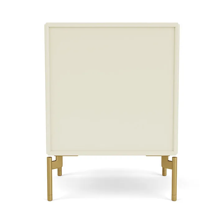 Montana Drift Drawer Module With Legs, Vanilla/Brass