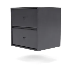 Montana Drift Drawer Module With Suspension Rail, Carbon Black