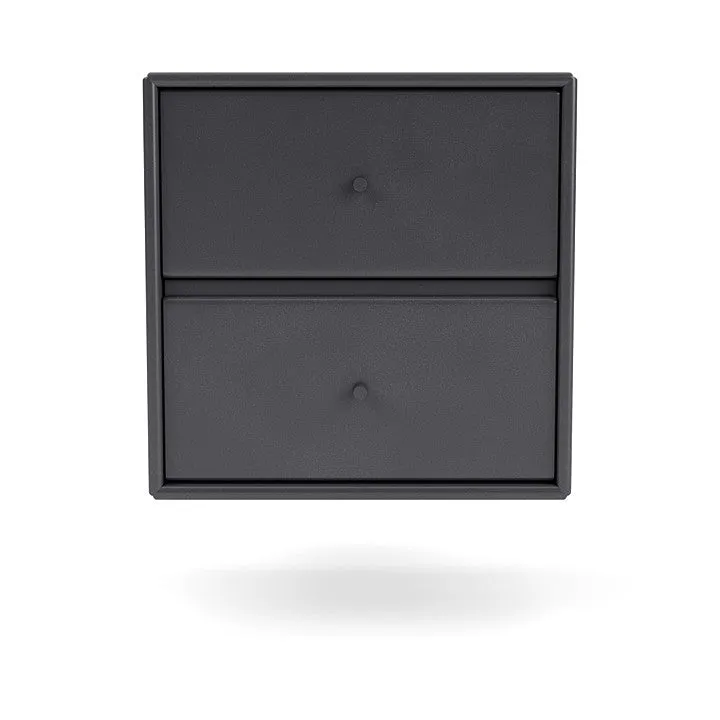 Montana Drift Drawer Module With Suspension Rail, Carbon Black