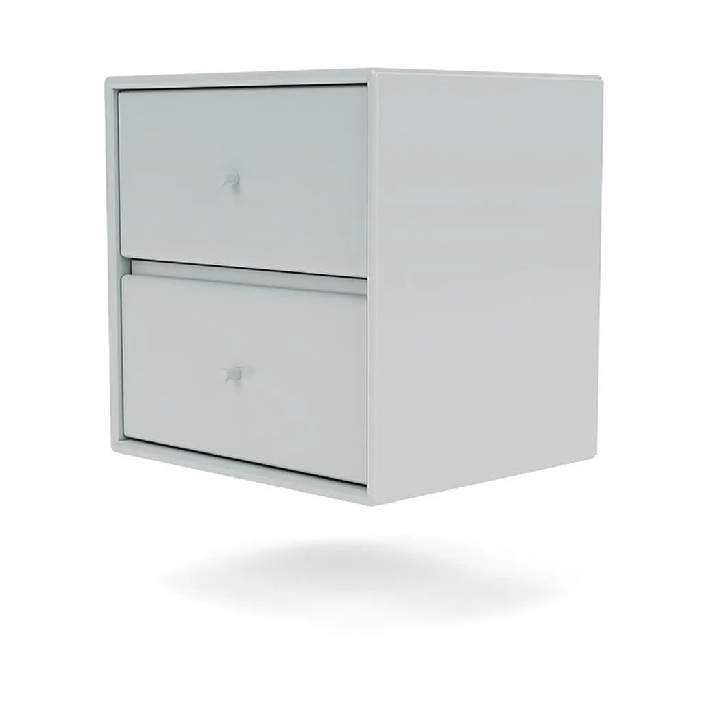 Montana Drift Drawer Module With Suspension Rail, Oyster Grey