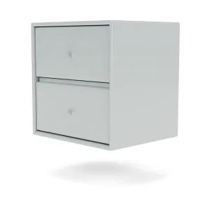 Montana Drift Drawer Module With Suspension Rail, Oyster Grey