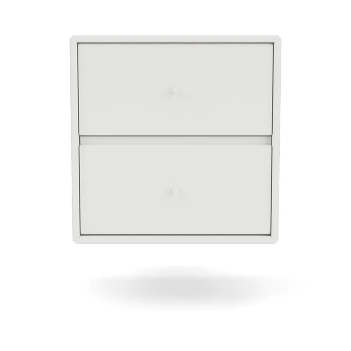 Montana Drift Drawer Module With Suspension Rail, White