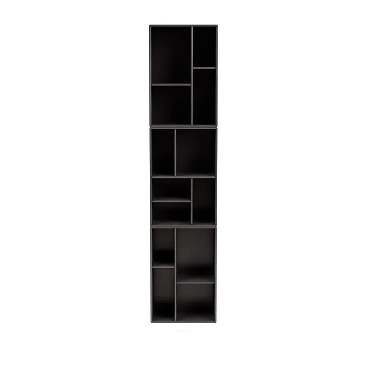 Montana Loom High Bookshelf With Suspension Rail, Coffee Brown