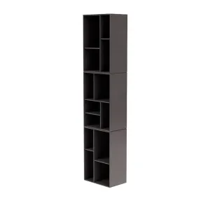 Montana Loom High Bookshelf With Suspension Rail, Coffee Brown