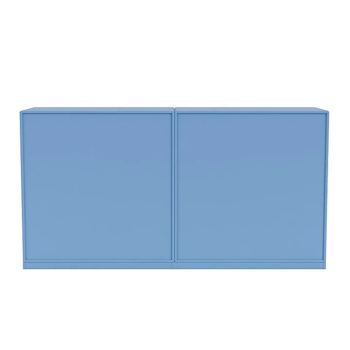 Montana Pair Classic Sideboard With 3 Cm Plinth, Azure Blue