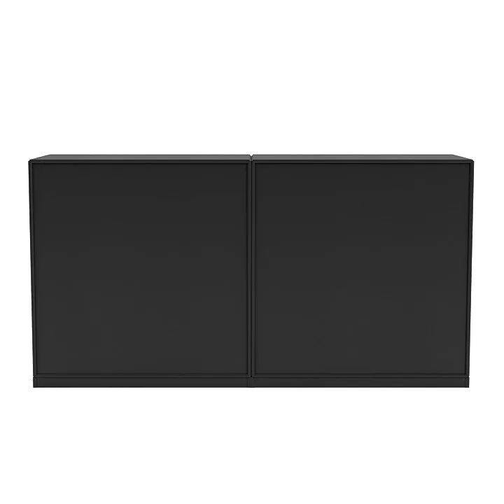 Montana Pair Classic Sideboard With 3 Cm Plinth, Black