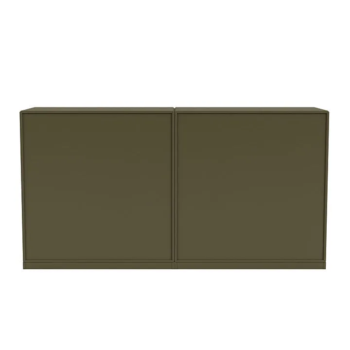 Montana Pair Classic Sideboard With 3 Cm Plinth, Oregano Green