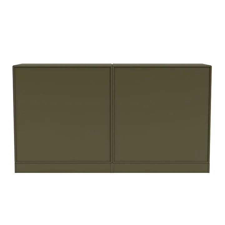 Montana Pair Classic Sideboard With 7 Cm Plinth, Oregano Green