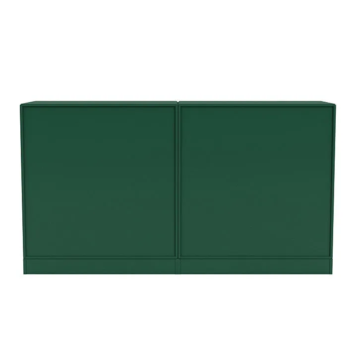 Montana Pair Classic Sideboard With 7 Cm Plinth, Pine Green