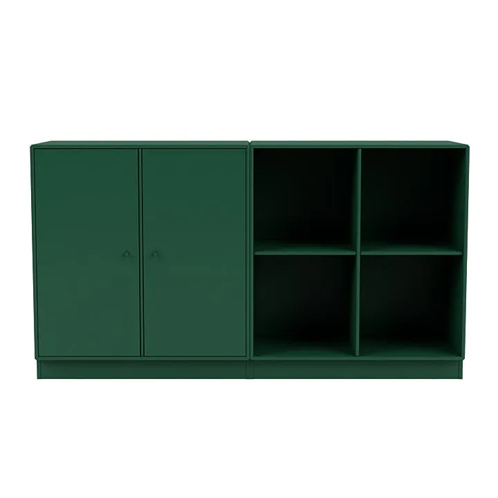 Montana Pair Classic Sideboard With 7 Cm Plinth, Pine Green