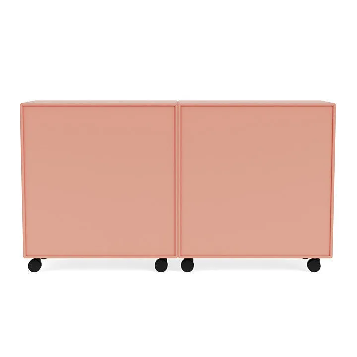 Montana Pair Classic Sideboard With Castors, Rhubarb Red
