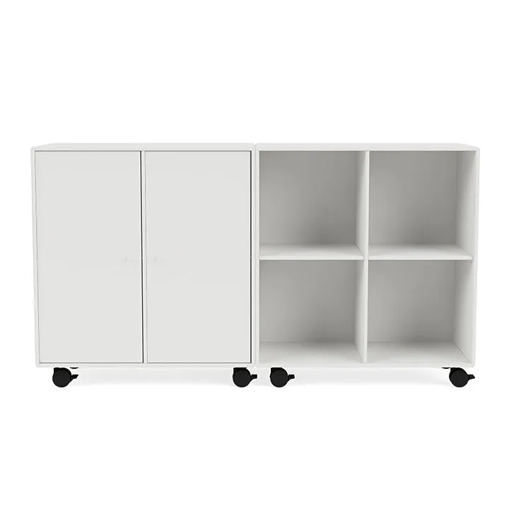 Montana Pair Classic Sideboard With Castors, White