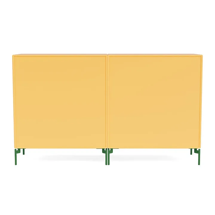 Montana Pair Classic Sideboard With Legs, Acacia/Parsley