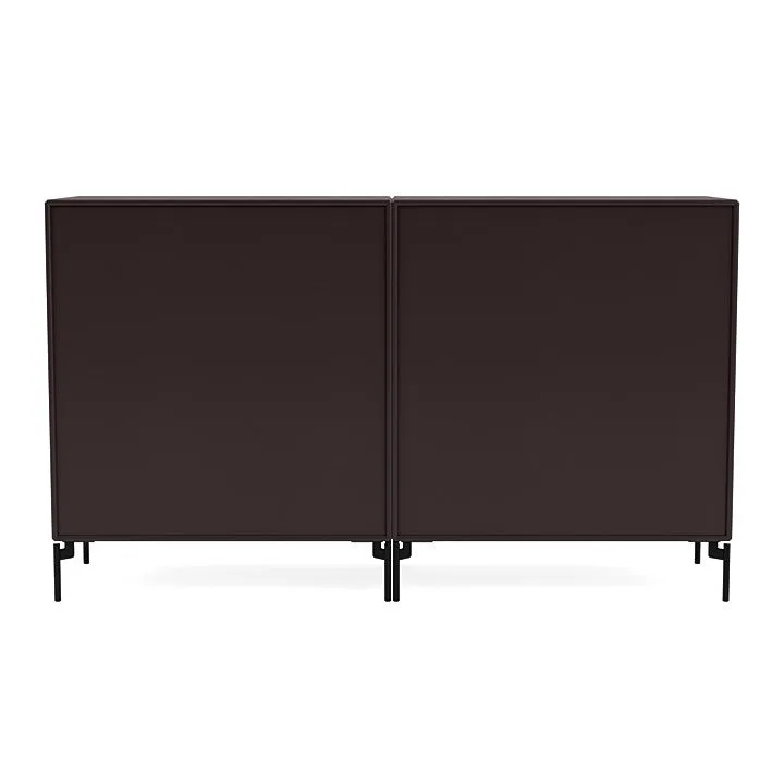 Montana Pair Classic Sideboard With Legs, Balsamic/Black