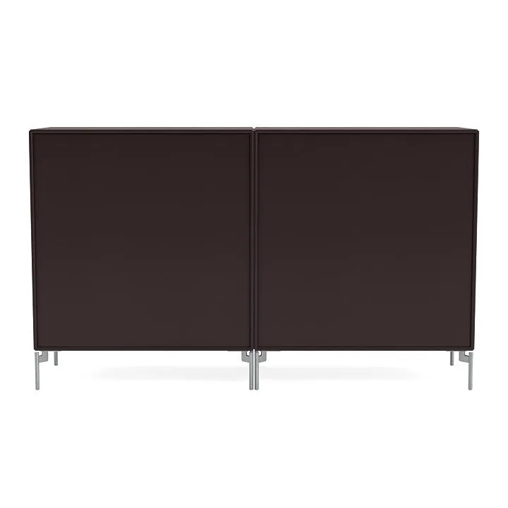 Montana Pair Classic Sideboard With Legs, Balsamic/Matt Chrome