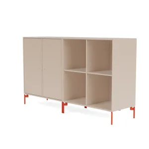 Montana Pair Classic Sideboard With Legs, Clay/Rosehip