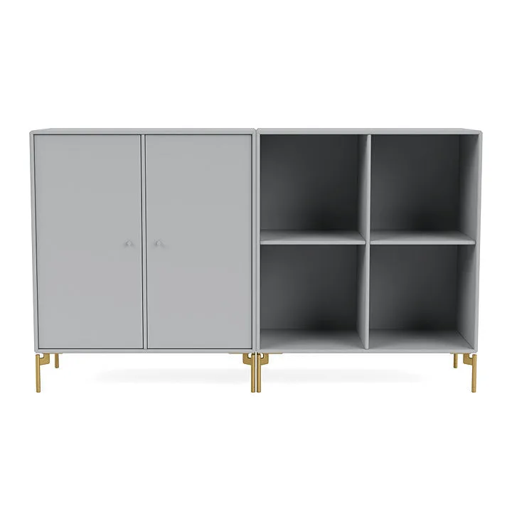 Montana Pair Classic Sideboard With Legs, Fjord/Brass