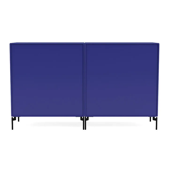 Montana Pair Classic Sideboard With Legs, Monarch Blue/Black