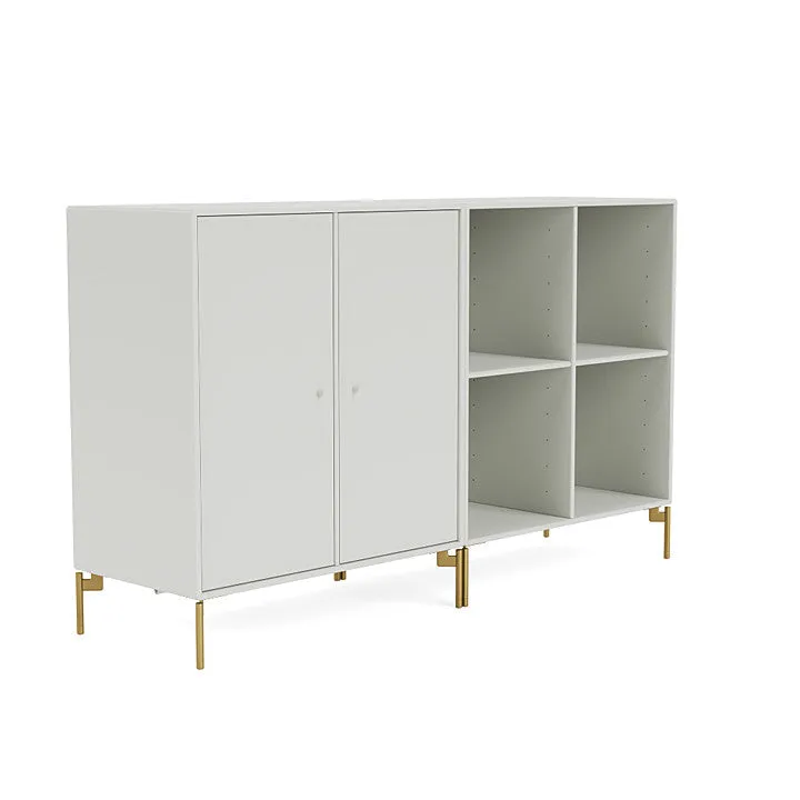 Montana Pair Classic Sideboard With Legs, Nordic/Brass