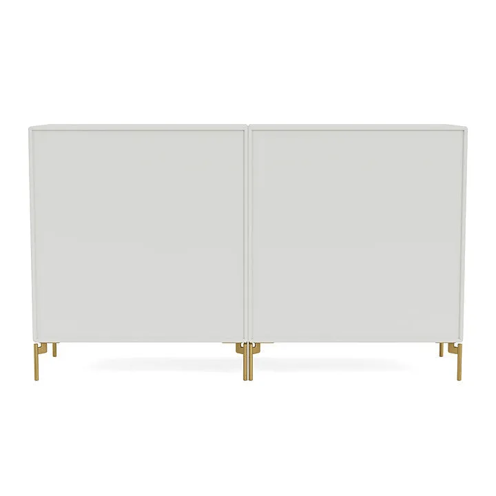 Montana Pair Classic Sideboard With Legs, Nordic/Brass