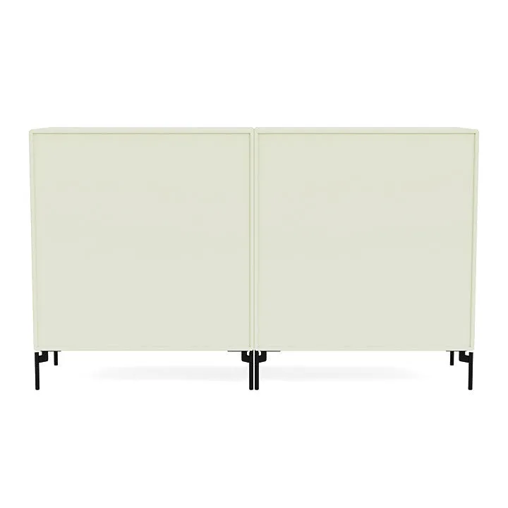 Montana Pair Classic Sideboard With Legs, Pomelo/Black
