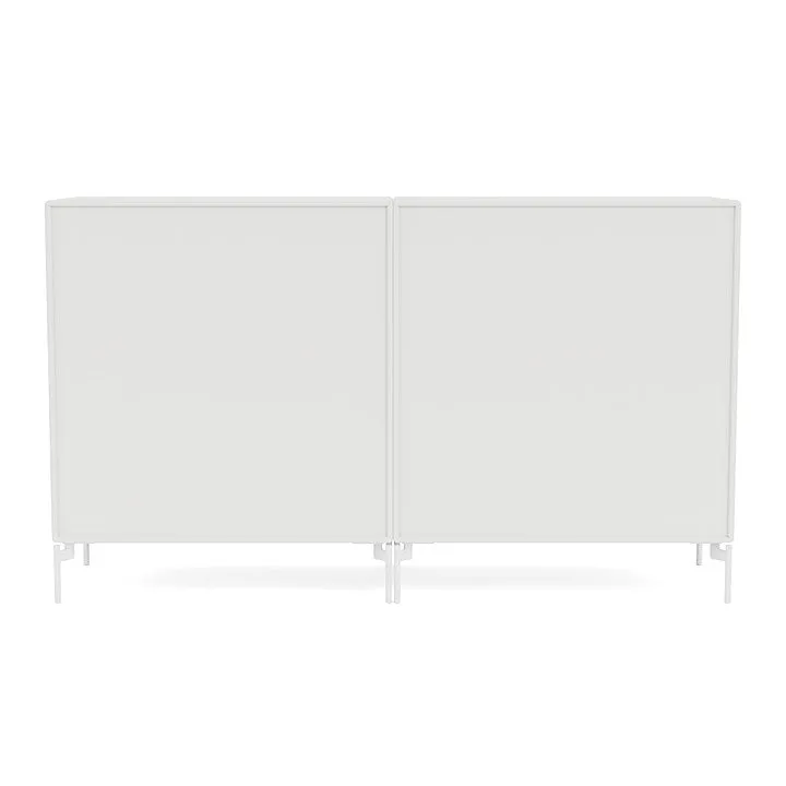 Montana Pair Classic Sideboard With Legs, White/Snow White