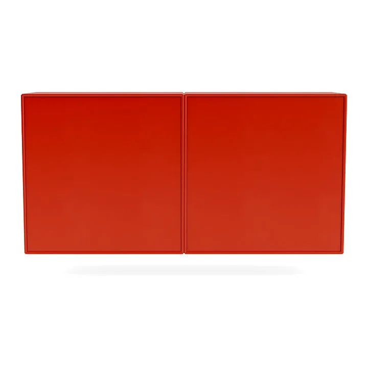 Montana Pair Classic Sideboard With Suspension Rail, Rosehip Red