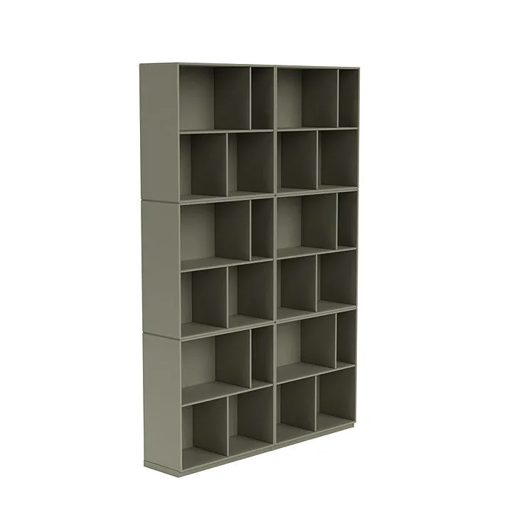 Montana Read Spacious Bookshelf With Suspension Rail, Ruby