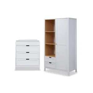 Newport Three Piece Nursery Furniture Set Mocka