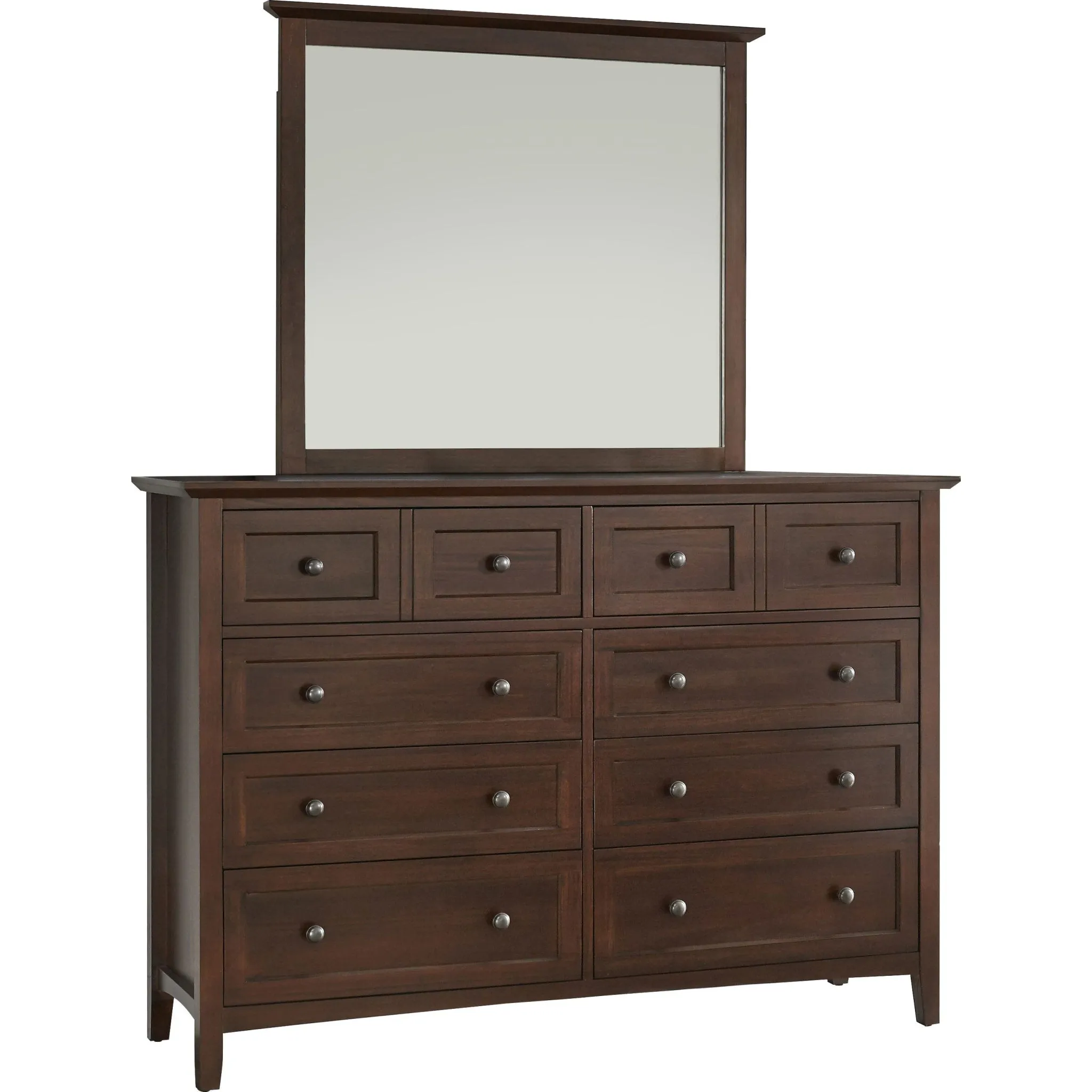 Paragon Eight Drawer Dresser in Truffle Modus