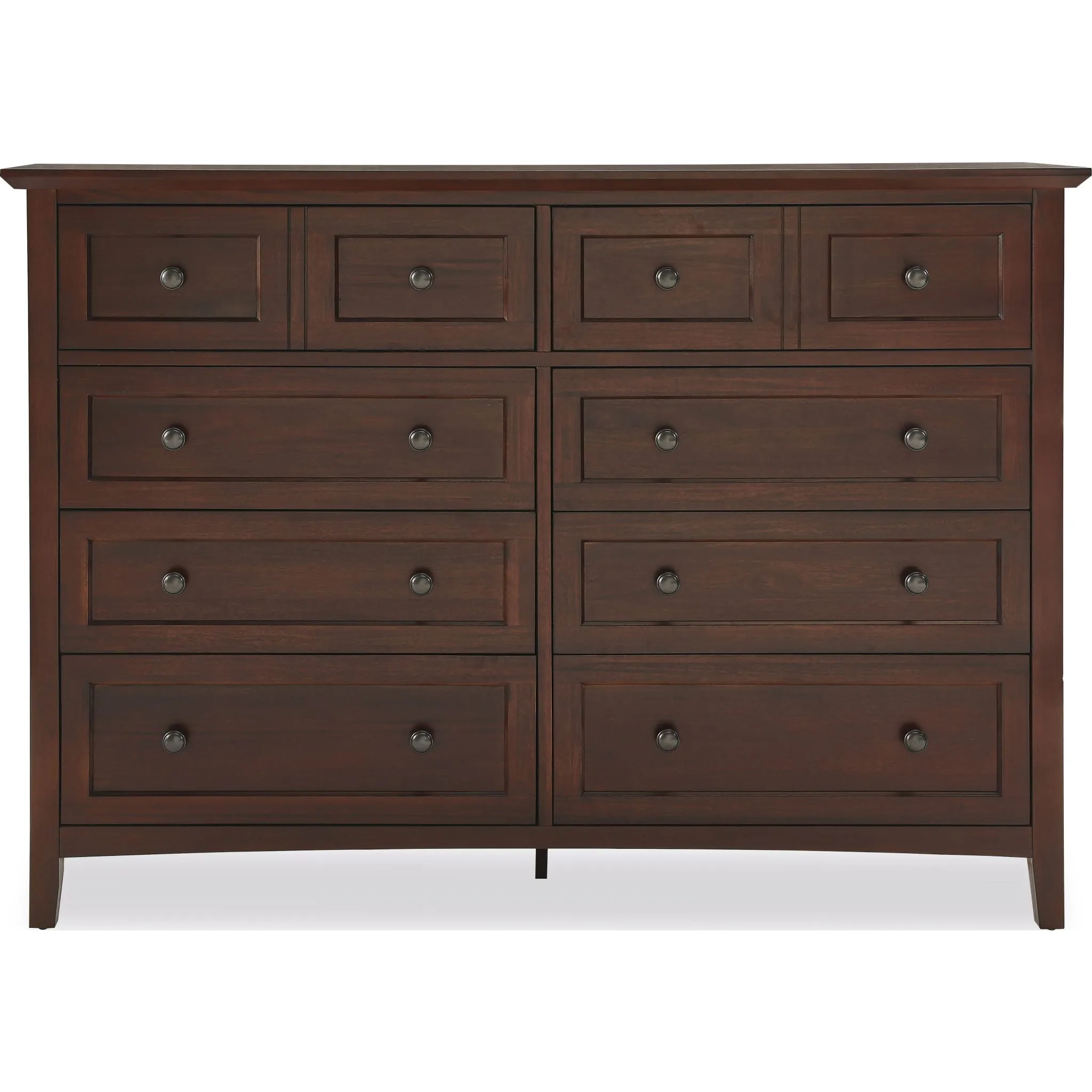 Paragon Eight Drawer Dresser in Truffle Modus