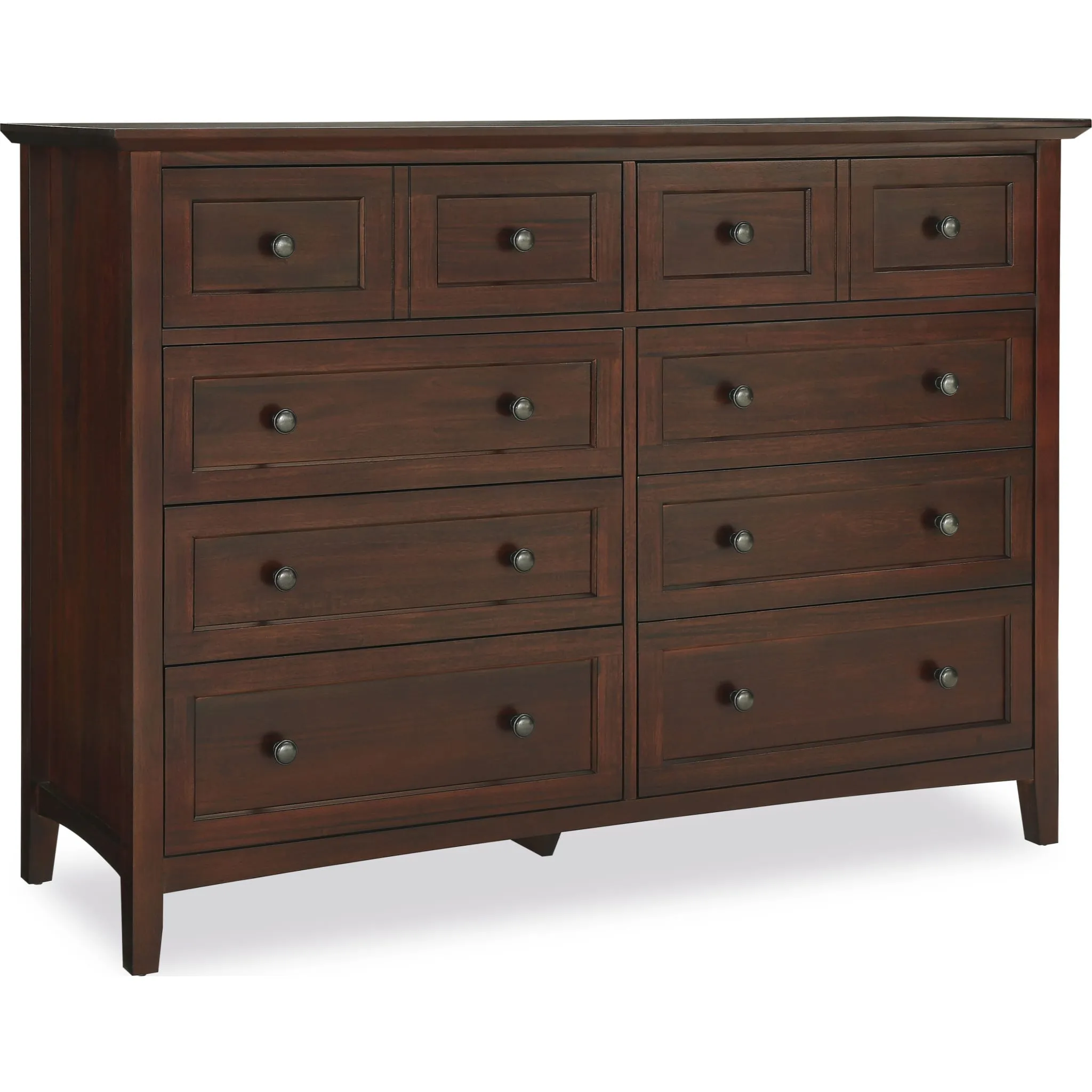 Paragon Eight Drawer Dresser in Truffle Modus