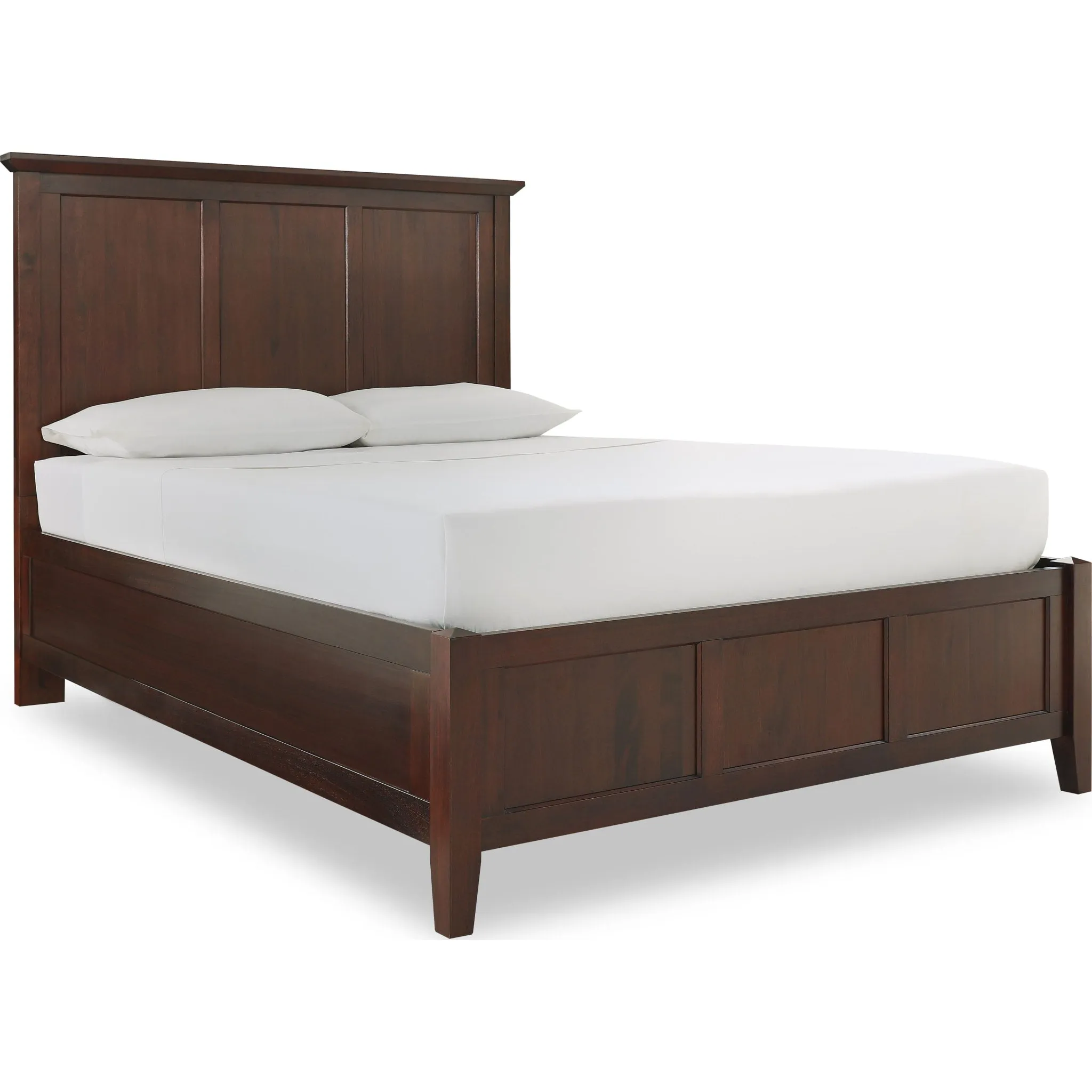 Paragon Wood Panel Bed in Truffle Modus
