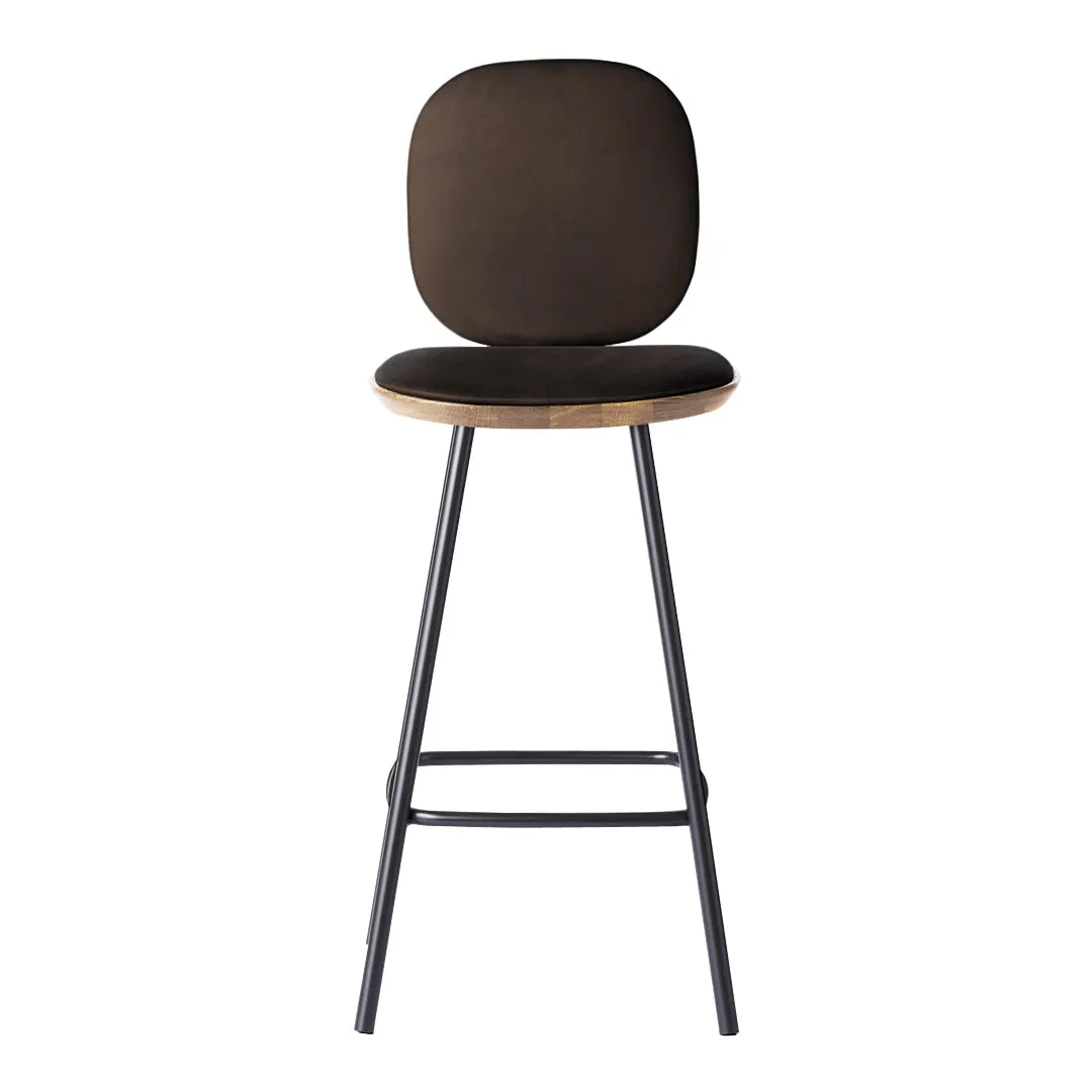 Pauline Comfort Counter Stool - Metal Legs