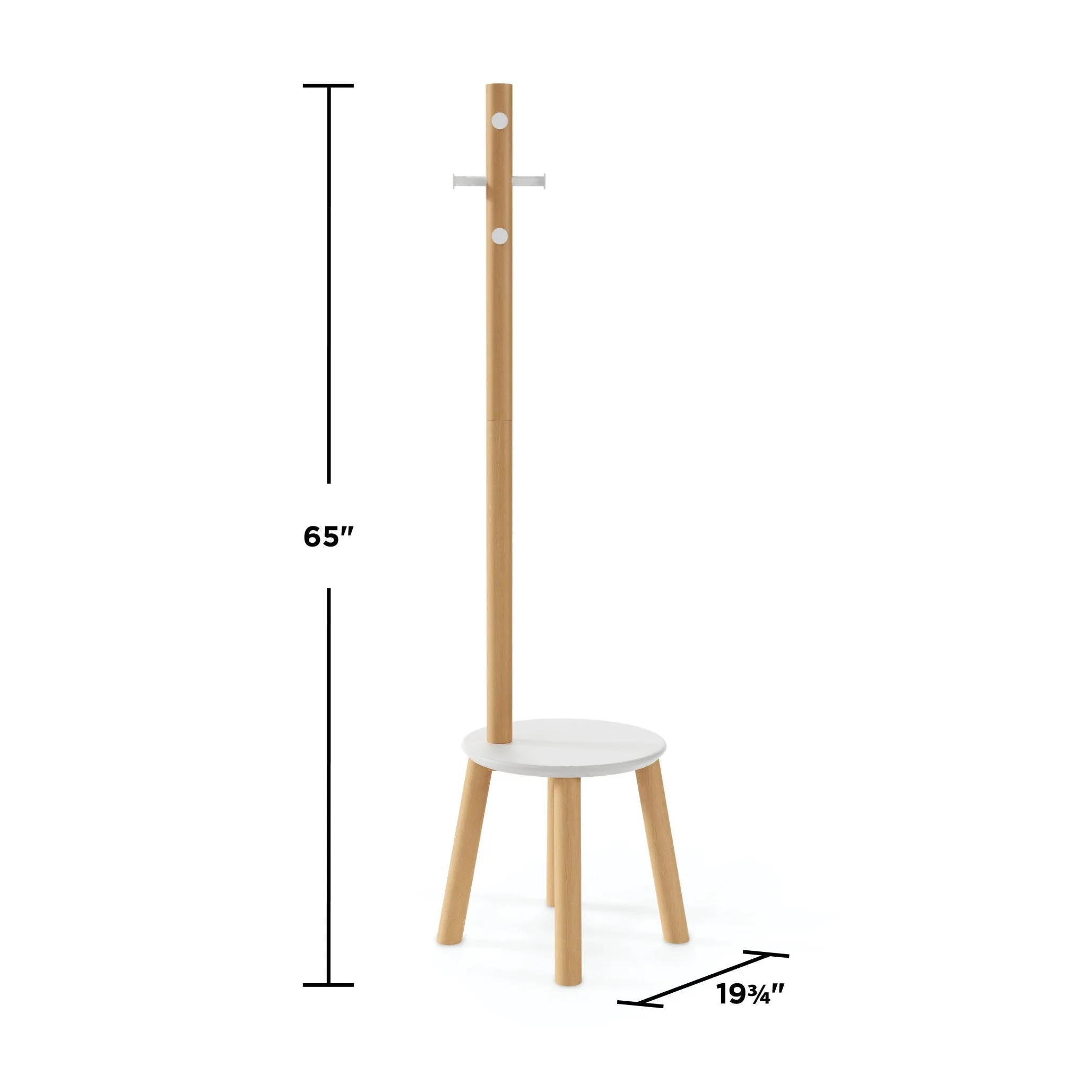 Pillar Stool / Coat Rack