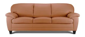 Raphael Leather Sofa - Saddle