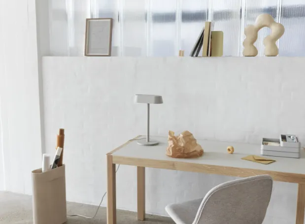 Ridge Vase Off-White, 19"