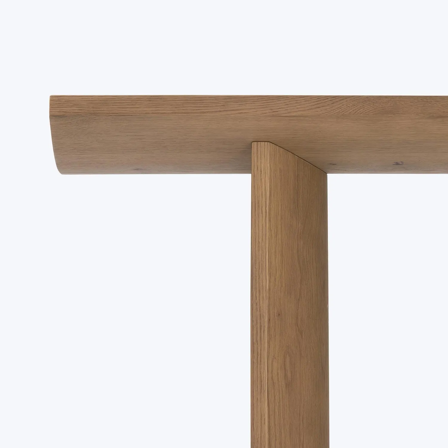 Simple Oak Console Table