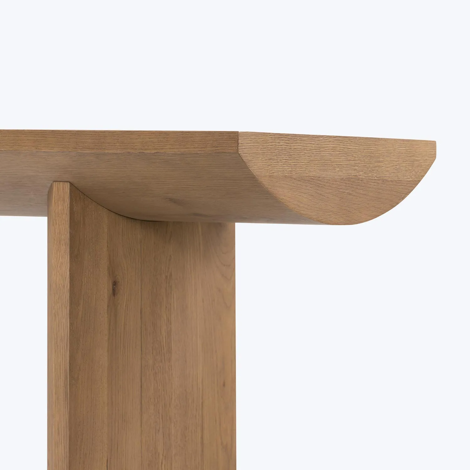 Simple Oak Console Table