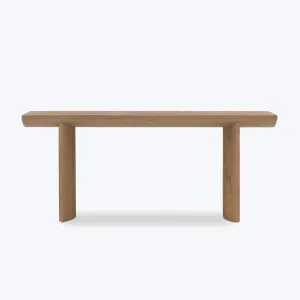 Simple Oak Console Table