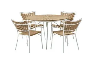 Skargaarden Kerteminde 110cm Garden furniture set, 1 tables incl. 4 chairs