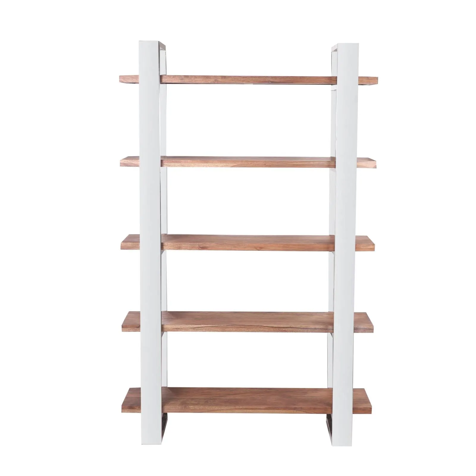 STAINLESS BIBLIOTHEQUE 120X35 LOT/5   PIEDS