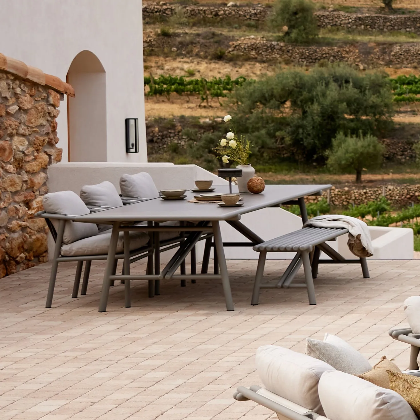 Sticks Outdoor Bench