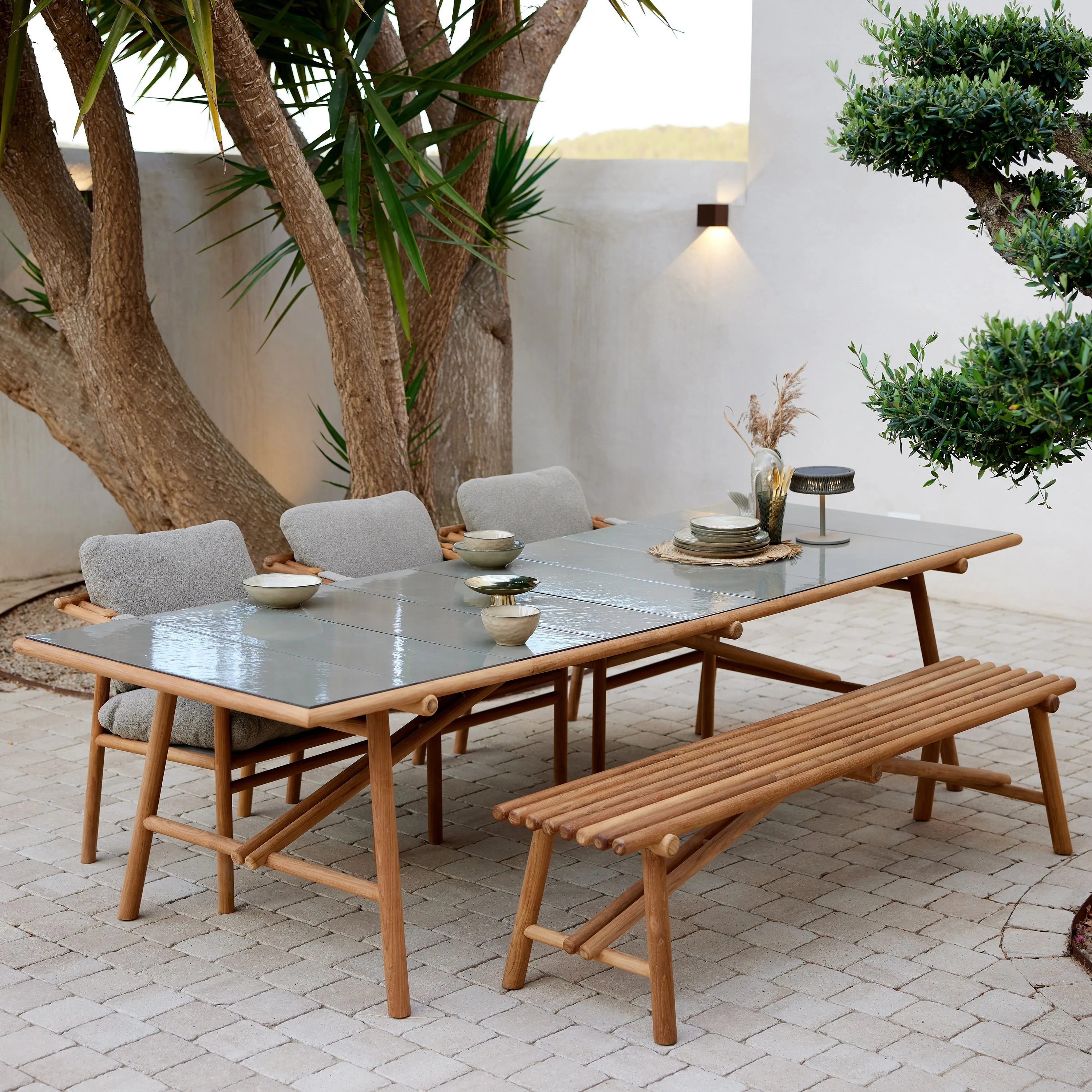 Sticks Outdoor Bench