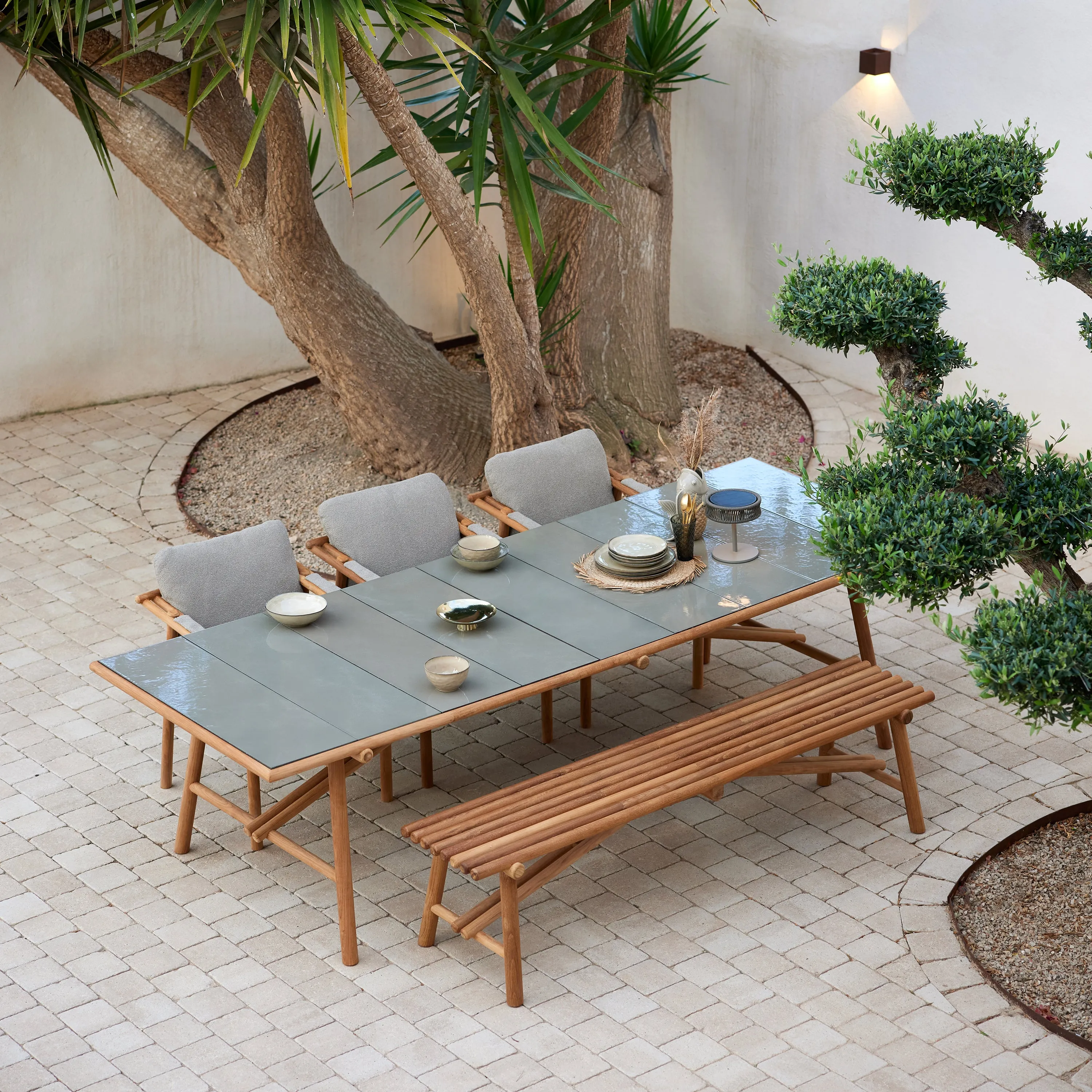 Sticks Outdoor Bench