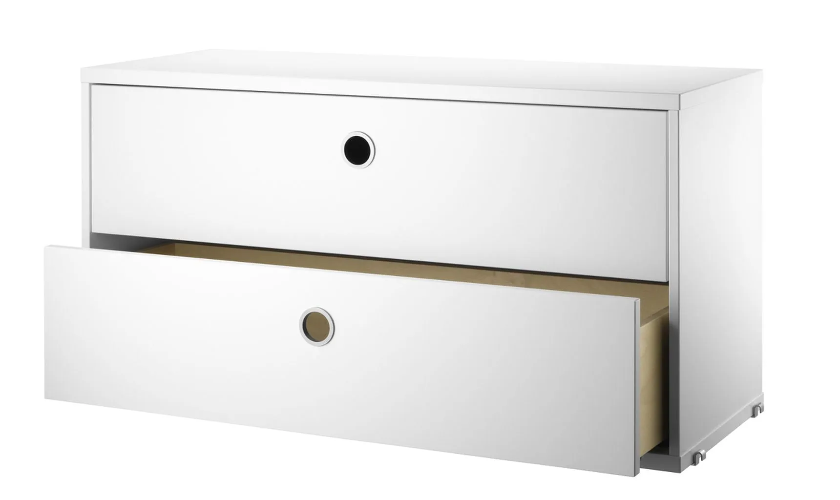 String Furniture String System Drawer Element 30x78x42 Cm, White