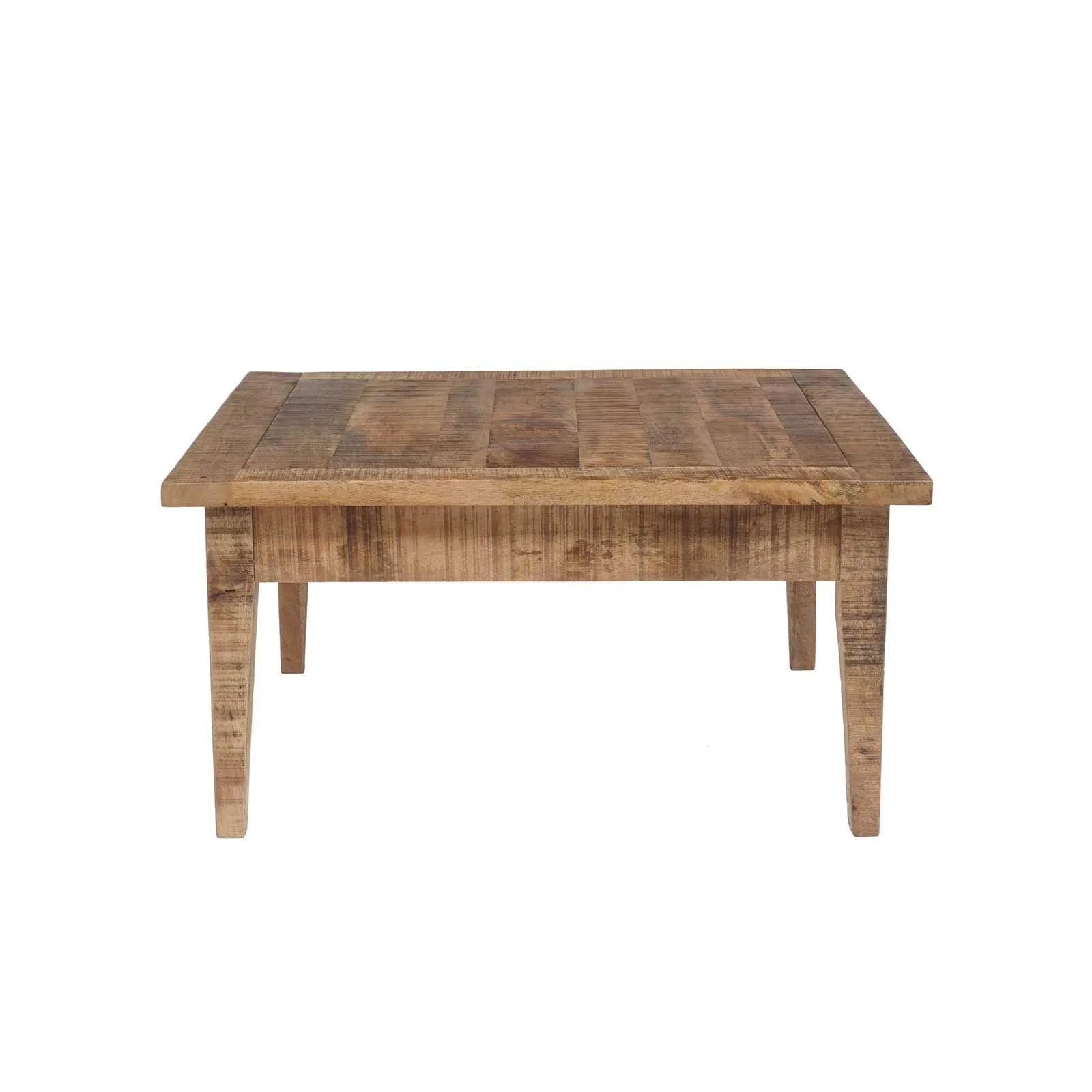 Table basse carre 2 tiroirs | Manguier Farm II