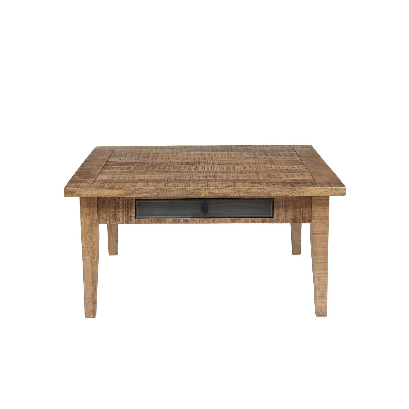 Table basse carre 2 tiroirs | Manguier Farm II