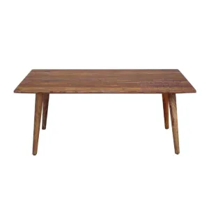 Table basse plateau sculpt bois massif | Manguier Adir
